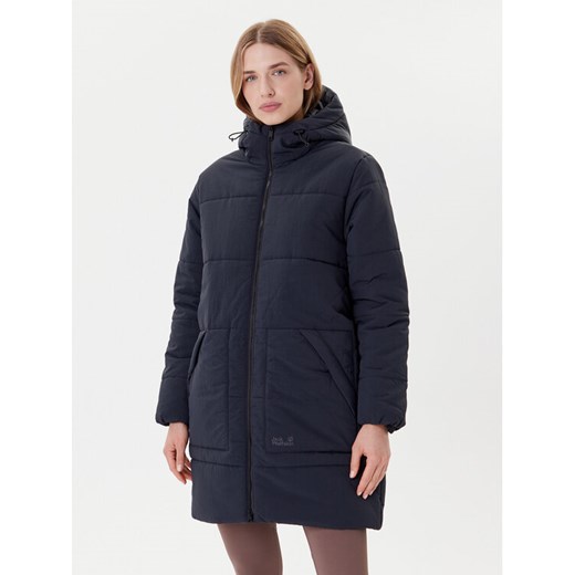 Jack Wolfskin Kurtka zimowa Northern Lite Coat A65067 Granatowy Regular Fit ze sklepu MODIVO w kategorii Kurtki damskie - zdjęcie 185391401