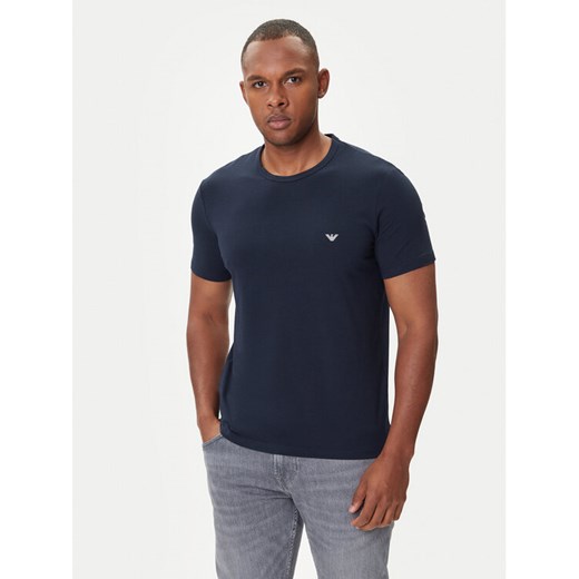 Emporio Armani Underwear Komplet 2 t-shirtów EM000391 AF14132 MB143 Granatowy Regular Fit ze sklepu MODIVO w kategorii T-shirty męskie - zdjęcie 185391404