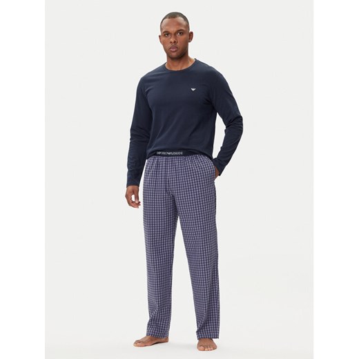 Emporio Armani Underwear Piżama EM000614 AF14998 MB258 Granatowy Regular Fit ze sklepu MODIVO w kategorii Piżamy męskie - zdjęcie 185391424