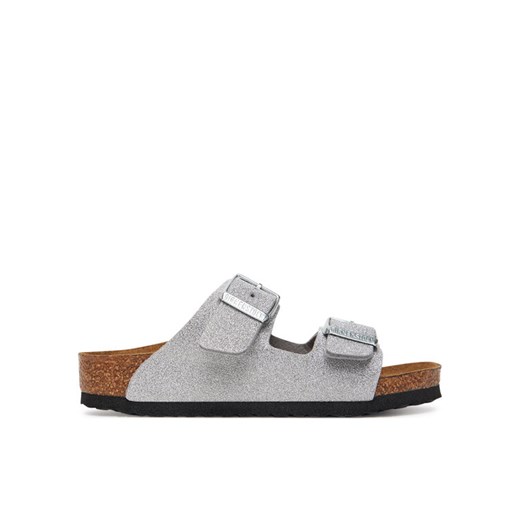 Birkenstock Klapki Arizona Kids 1030477 Srebrny ze sklepu MODIVO w kategorii Klapki dziecięce - zdjęcie 185391490