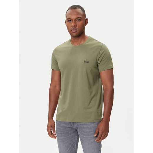BOSS T-Shirt T-Shirtrn 365 50531401 Zielony Regular Fit ze sklepu MODIVO w kategorii T-shirty męskie - zdjęcie 185391493