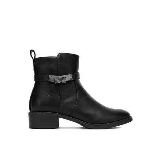DeeZee Botki HX23002-11 Czarny ze sklepu MODIVO w kategorii Botki - zdjęcie 185391502
