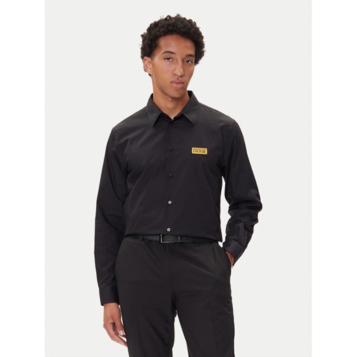 Versace Jeans Couture Koszula 79GALKR1 Czarny Regular Fit ze sklepu MODIVO w kategorii Koszule męskie - zdjęcie 185391513