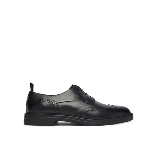 BOSS Półbuty Calev 50552549 Czarny ze sklepu MODIVO w kategorii Buty eleganckie męskie - zdjęcie 185391520