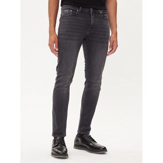 Versace Jeans Couture Jeansy 79GAB5D0 CDWRC Czarny Slim Fit ze sklepu MODIVO w kategorii Jeansy męskie - zdjęcie 185391524