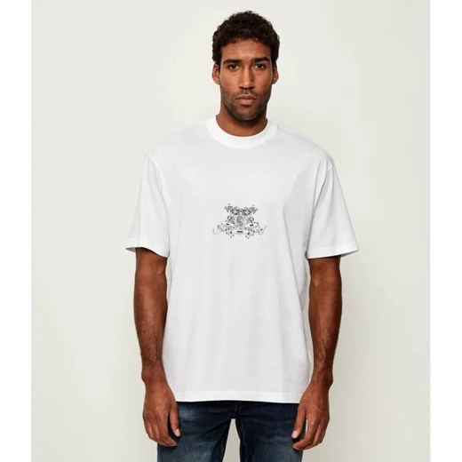 HUGO T-shirt Duarms | Oversize fit ze sklepu Gomez Fashion Store w kategorii T-shirty męskie - zdjęcie 185394100