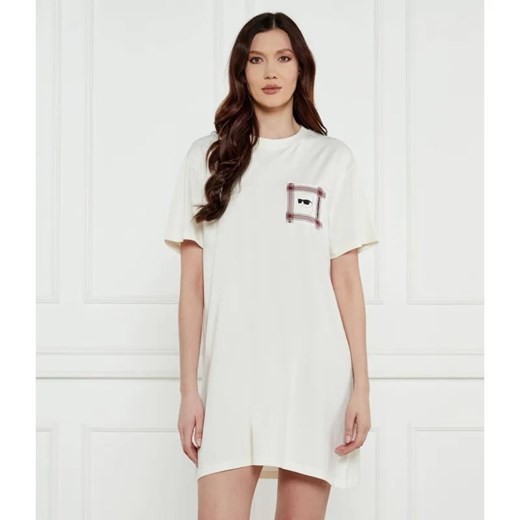 Karl Lagerfeld Koszula nocna Ikon | Loose fit ze sklepu Gomez Fashion Store w kategorii Koszule nocne - zdjęcie 185395142