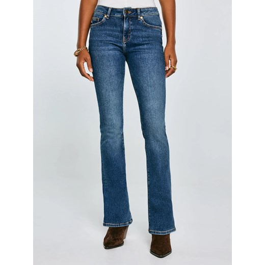 Jeansy damskie granatowe Adela Bootcut 536 ze sklepu Big Star w kategorii Jeansy damskie - zdjęcie 185395184