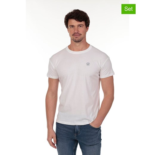 The Time of Bocha Koszulki (2 szt.) w kolorze białym i granatowym ze sklepu Limango Polska w kategorii T-shirty męskie - zdjęcie 185395922