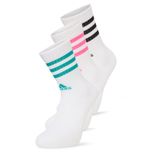 adidas Originals Skarpety w 3-paku Kobiety Bawełna biały jednolity ze sklepu vangraaf w kategorii Skarpetki damskie - zdjęcie 185396081