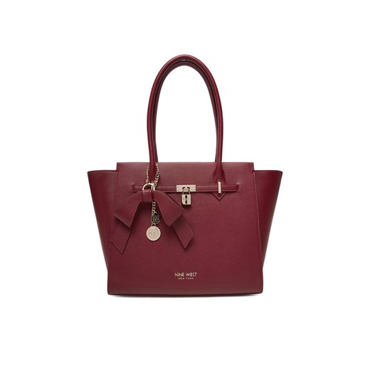 Torebka Nine West CEO-Chelsea-Charm-III-LX10186 Bordowy ze sklepu eobuwie.pl w kategorii Torby Shopper bag - zdjęcie 185396550