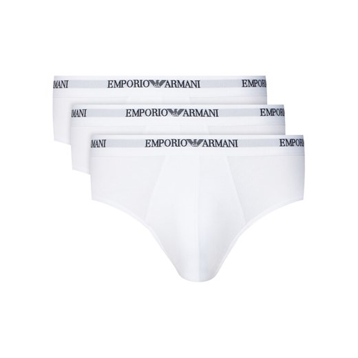 Emporio Armani Underwear Komplet 3 par slipów EM000258 AF14132 M0066 Biały ze sklepu MODIVO w kategorii Majtki męskie - zdjęcie 185397201