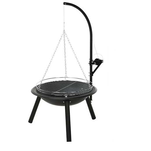 Okrągły grill z paleniskiem ogrodowym C7-W97 ze sklepu Edinos.pl w kategorii Ogród i taras - zdjęcie 185399652