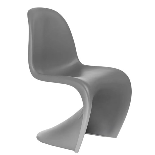 Designerskie krzesło szare - Alvine ze sklepu Edinos.pl w kategorii Krzesła - zdjęcie 185400521