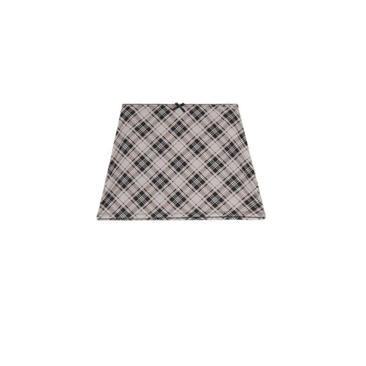 Cropp - Szara spódnica mini w kratę - szary ze sklepu Cropp w kategorii Spódnice - zdjęcie 185402231