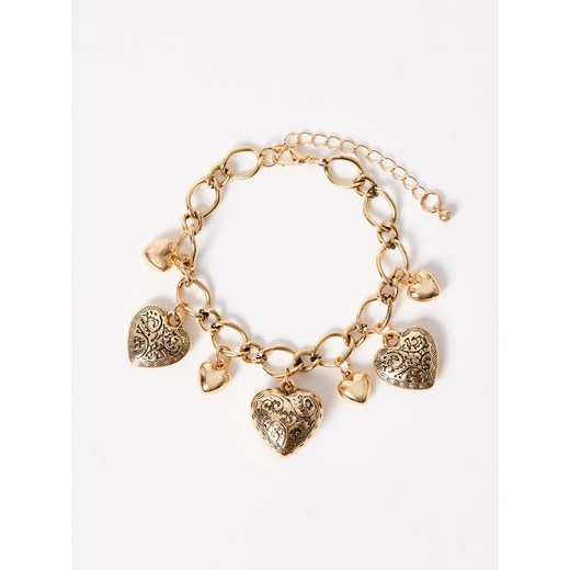 Mohito - Bransoletka z zawieszkami - złoty Mohito ONE SIZE Mohito