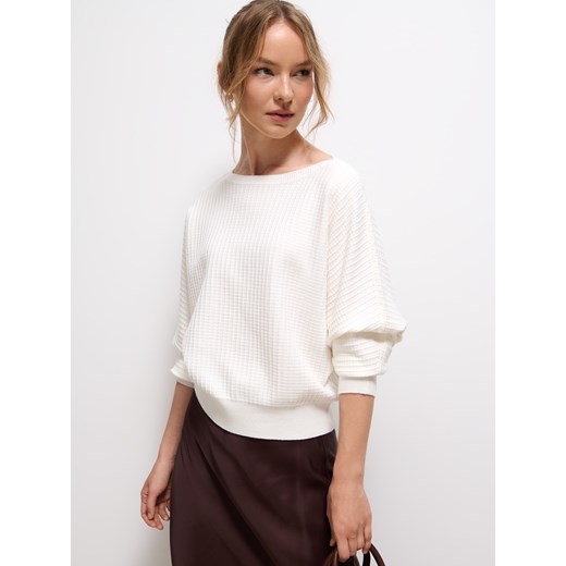 Mohito - Sweter basic - biały Mohito XL Mohito