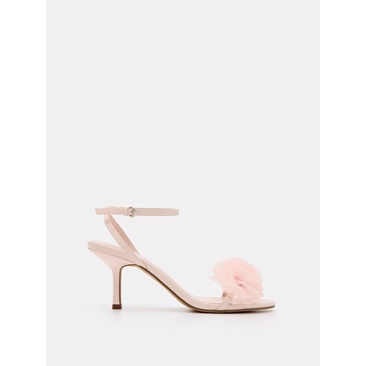 Mohito - Sandały na szpilce - pastelowy różowy ze sklepu Mohito w kategorii Sandały damskie - zdjęcie 185403652