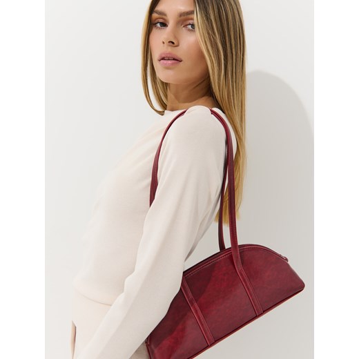 Mohito - Torebka bowling bag - mahoń ze sklepu Mohito w kategorii Torebki bagietki - zdjęcie 185403680