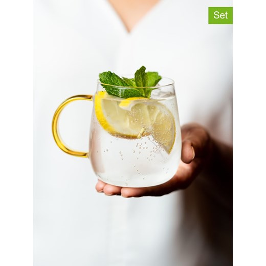 Vialli Design Szklanki (2 szt.) &quot;Bolla&quot; w kolorze żółtym - 400 ml ze sklepu Limango Polska w kategorii Naczynia - zdjęcie 185403872