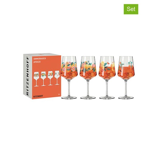 RITZENHOFF Kieliszki (4 szt.) do koktajli - 544 ml ze sklepu Limango Polska w kategorii Naczynia - zdjęcie 185404002