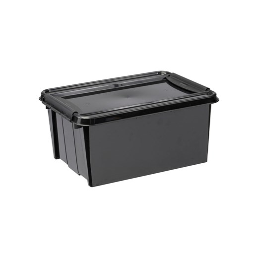 Plast Team Pojemnik w kolorze czarnym - 29 x 18,5 x 39 cm ze sklepu Limango Polska w kategorii Pojemniki kuchenne - zdjęcie 185404320