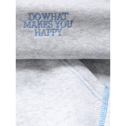 Reserved - Bluza oversize z haftem - jasnoszary Reserved 116 (5-6 lat) Reserved