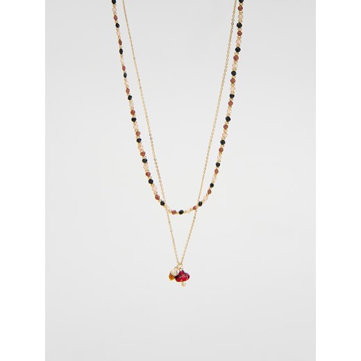 Reserved - Naszyjniki z naturalnymi kamieniami - wielobarwny ze sklepu Reserved w kategorii Naszyjniki - zdjęcie 185405560