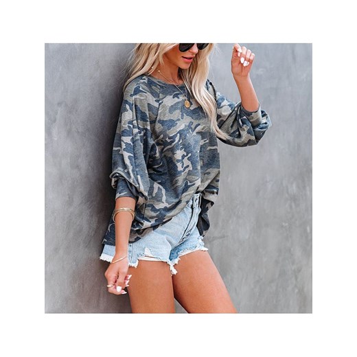 LA Angels Bluzka w kolorze oliwkowo-szarym La Angels L promocyjna cena Limango Polska