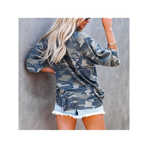 LA Angels Bluzka w kolorze oliwkowo-szarym La Angels L promocyjna cena Limango Polska