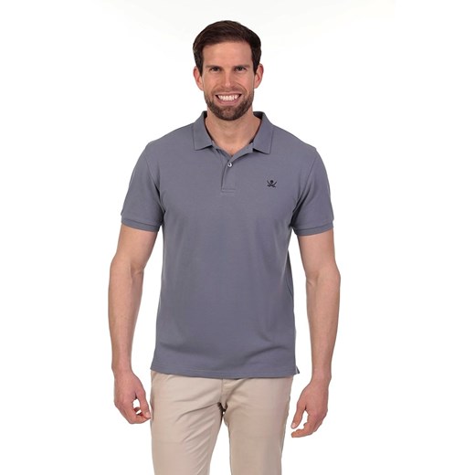 The Time of Bocha Koszulka polo w kolorze szarym ze sklepu Limango Polska w kategorii T-shirty męskie - zdjęcie 185407240