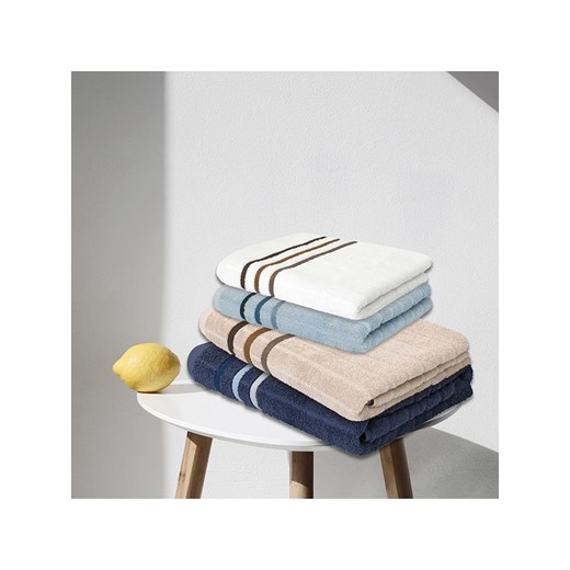 UNCOVER BY SCHIESSER Ręczniki (4 szt.) &quot;Ohio&quot; w kolorze błękitnym do 50x100 cm wyprzedaż Limango Polska