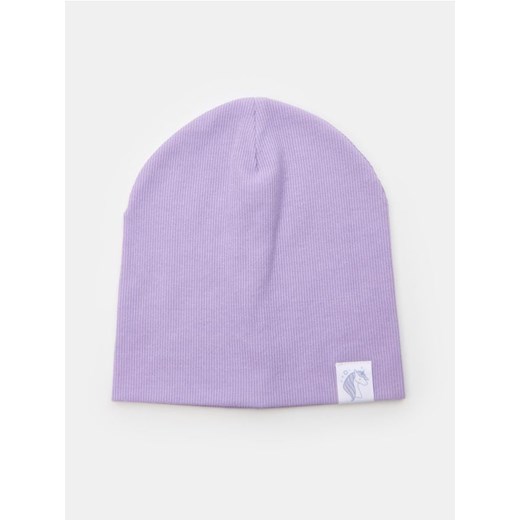 Sinsay - Czapka beanie - fioletowy - id: 210EL-04X - marki Sinsay - 185409741 Sinsay - Czapka beanie - fioletowy ze sklepu Sinsay w kategorii Czapki dziecięce - zdjęcie 185409741