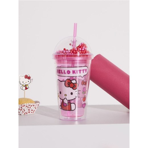 Sinsay - Kubek ze słomką Hello Kitty - wielobarwny ze sklepu Sinsay w kategorii Kubki - zdjęcie 185409841