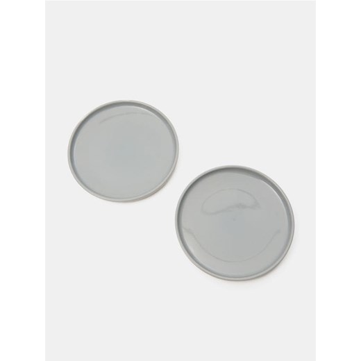 Sinsay - Talerz ceramiczny 2 pack - szary ze sklepu Sinsay w kategorii Dom - zdjęcie 185409872