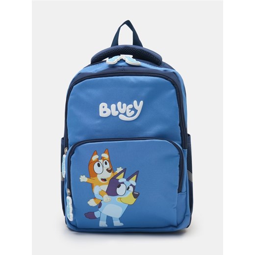 Sinsay - Plecak z ozdobnymi zamkami Bluey - niebieski - id: 888DS-50X - marki Sinsay - 185410000 Sinsay - Plecak z ozdobnymi zamkami Bluey - niebieski ze sklepu Sinsay w kategorii Plecaki dla dzieci - zdjęcie 185410000