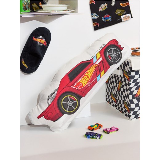 Sinsay - Poduszka dekoracyjna Hot Wheels - biały ze sklepu Sinsay w kategorii Dom - zdjęcie 185410020