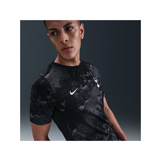 Męska przedmeczowa koszulka piłkarska z krótkim rękawem Nike Dri-FIT Tottenham Hotspur Academy Pro (wersja domowa) - Czerń ze sklepu Nike poland w kategorii T-shirty męskie - zdjęcie 185410704