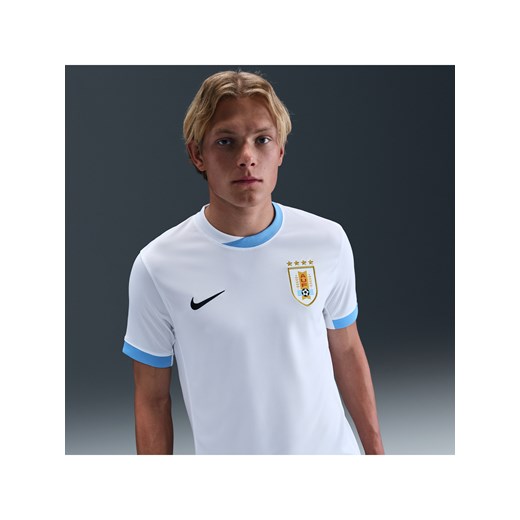 Męska koszulka piłkarska Nike Dri-FIT Urugwaj (drużyna męska) Stadium 2024/25 (wersja wyjazdowa) – replika - Biel ze sklepu Nike poland w kategorii T-shirty męskie - zdjęcie 185410712