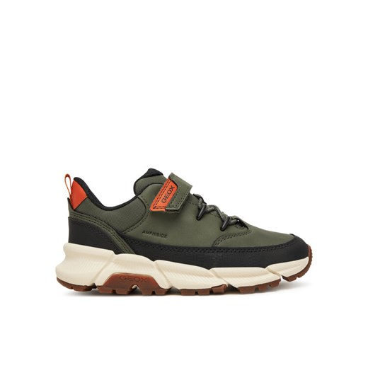 Sneakersy Geox J Flexyper Plus J56LCA 0MEFU C3009 S Khaki ze sklepu eobuwie.pl w kategorii Buty sportowe dziecięce - zdjęcie 185411054