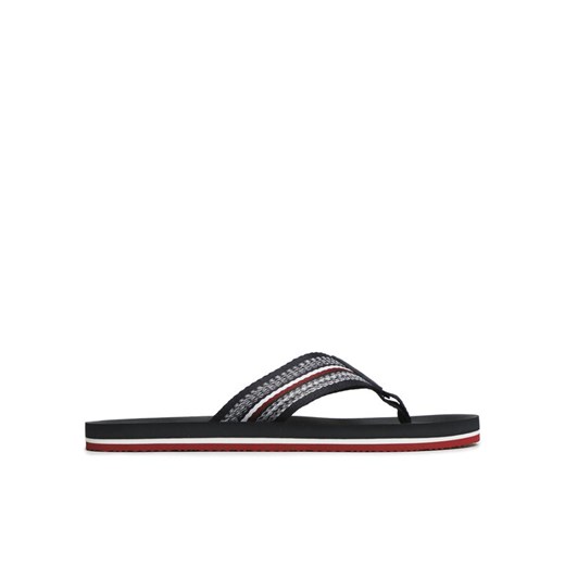 Japonki Tommy Hilfiger Comfort Corporate Beach Sandal FM0FM04616 Granatowy Tommy Hilfiger 42 eobuwie.pl