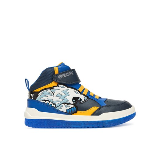Sneakersy Geox J Buzzerlight J56MCE 054CE C4054 DD Granatowy ze sklepu eobuwie.pl w kategorii Buty sportowe dziecięce - zdjęcie 185411092