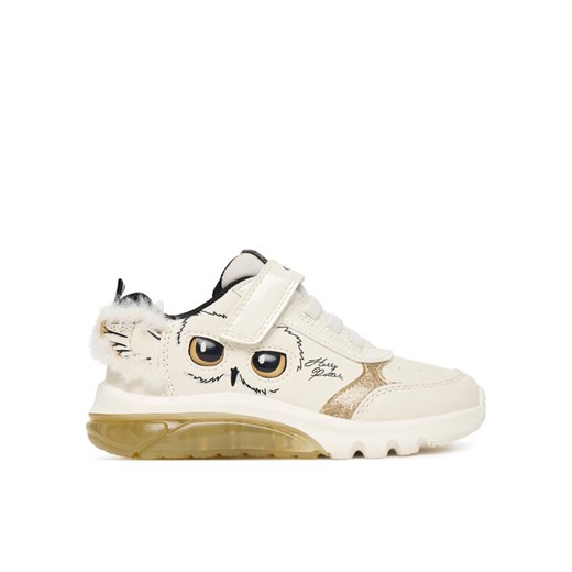 Sneakersy Geox J Ciberdron J56LPA 0BCKN C1M2U S Écru ze sklepu eobuwie.pl w kategorii Buty sportowe dziecięce - zdjęcie 185411120