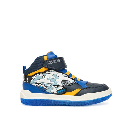 Sneakersy Geox J Buzzerlight J56MCE 054CE C4054 D Granatowy ze sklepu eobuwie.pl w kategorii Buty sportowe dziecięce - zdjęcie 185411121