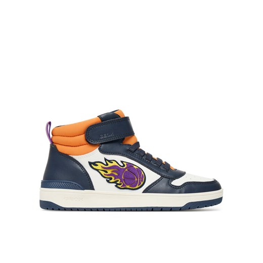 Sneakersy Geox J Washiba J56LQC 054FU C0899 D Biały ze sklepu eobuwie.pl w kategorii Buty sportowe dziecięce - zdjęcie 185411161