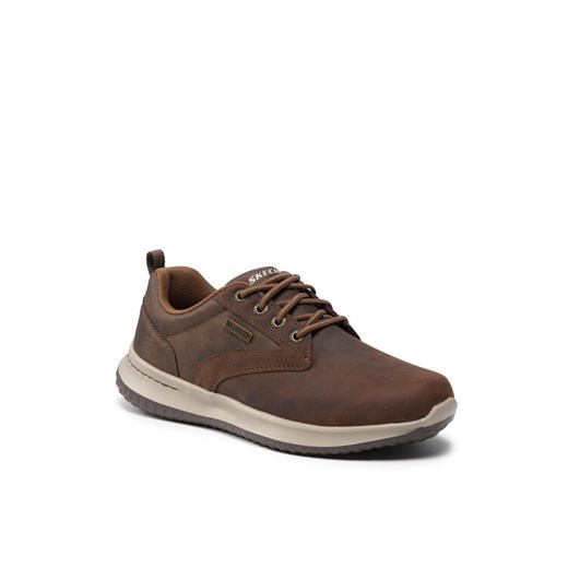Skechers Półbuty Antigo 65693/CDB Brązowy ze sklepu MODIVO w kategorii Półbuty męskie - zdjęcie 185411904