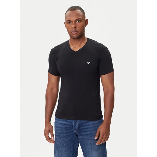 Emporio Armani Underwear T-Shirt EM000380 AF14133 UC001 Czarny Fitted Fit ze sklepu MODIVO w kategorii T-shirty męskie - zdjęcie 185411922