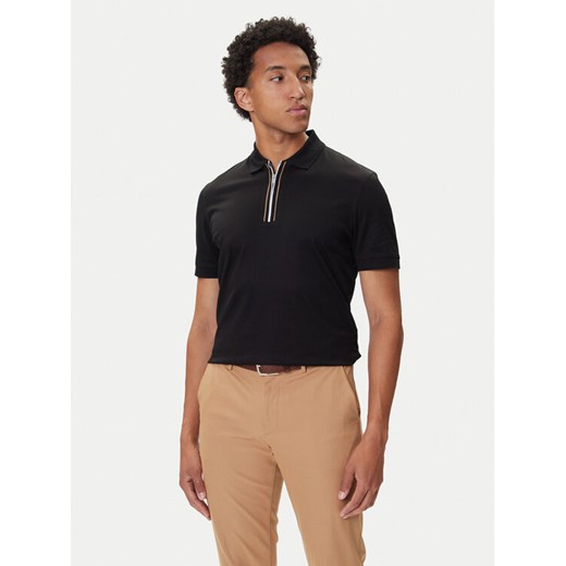 BOSS Polo H-Paras 65 50543880 Czarny Regular Fit ze sklepu MODIVO w kategorii T-shirty męskie - zdjęcie 185411944