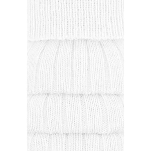 Białe getry damskie 0664, Kolor biały, Rozmiar uniwersalny, Cerber ze sklepu Primodo w kategorii Zakolanówki - zdjęcie 185412651