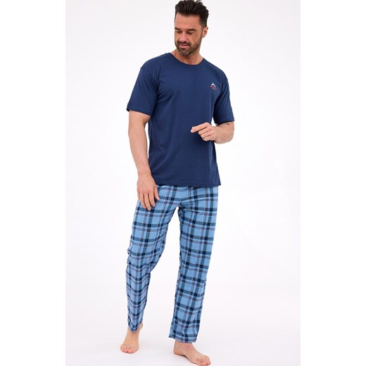 Bawełniana piżama męska 134/315 North, Kolor jeans-wzór, Rozmiar S, Cornette ze sklepu Primodo w kategorii Piżamy męskie - zdjęcie 185412722
